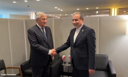 Tajani all'Onu incontra il ministro degli Esteri iraniano