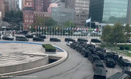 Assemblea Generale Onu, la lunga fila di limousine al Palazzo di Vetro