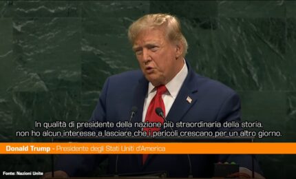 Trump all'Onu "Gli altri parlano di pace, io l'ho realizzata"