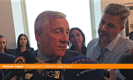 Napoli, Tajani "A ottobre tavolo con il centrodestra  per definire il candidato"