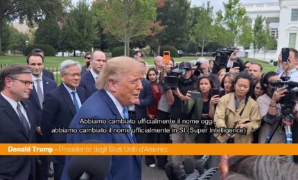 IA, Trump &ldquo;Abbiamo cambiato ufficialmente il nome in Super Intelligence&rdquo;