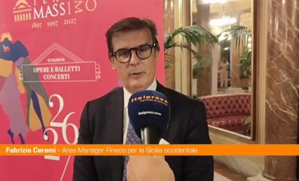 Partnership Teatro Massimo e Fineco, Cerami "Banca vicina a territorio Palermo"