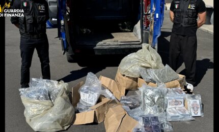 Catania, maxi sequestro di oltre 210kg di stupefacenti: tre arresti