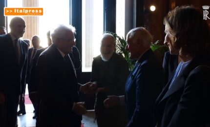 Mattarella a Palermo all&rsquo;anteprima del film sulla vita di Biagio Conte