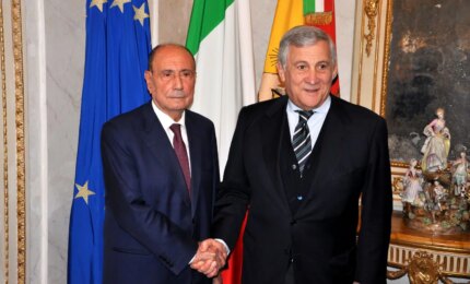 Tajani conferma la fiducia a Schifani, &ldquo;Avanti con il programma&rdquo;