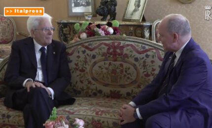 Mattarella "Con Principato di Monaco legami storici e intensa collaborazione"
