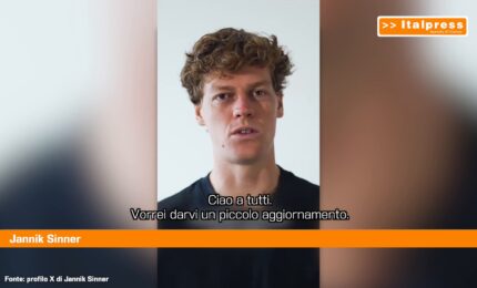 Sinner "Devo sottopormi a un ciclo di cure al ginocchio, il mio 2026 &egrave; finito"