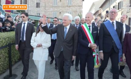 Mattarella ad Assisi per le celebrazioni di San Francesco