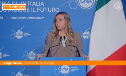 Meloni "Senza l'artigianato il Made in Italy non esisterebbe"